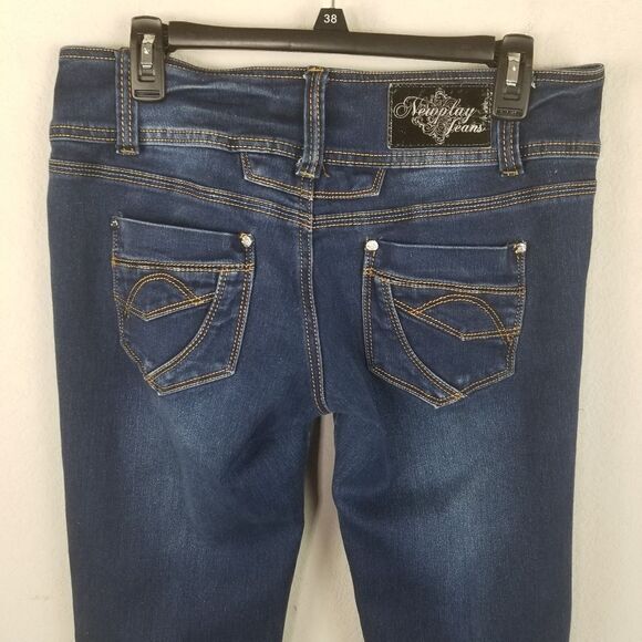 New Play 4-Pocket Blue Cotton Denim Jeans - Picture 7 of 13